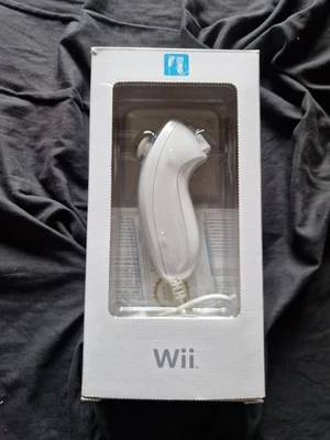 Official Nintendo Wii Nunchuk Controller White Boxed - Image 1 of 4