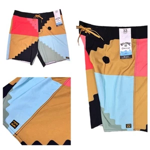 Billabong Board Shorts Para Hombre Talla 33 Sunday Pro Bañador Surf Elastizado NUEVO MUL - Imagen 1 de 8