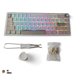 Teclado mecánico con cable RK ROYAL KLUDGE R65 con perilla de volumen (interruptor de crema) - Imagen 1 de 12