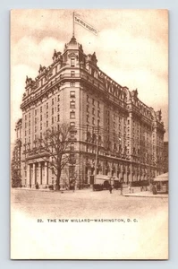 Vintage Lithographie Postkarte The New Willard Hotel Washington D.C. - Bild 1 von 2