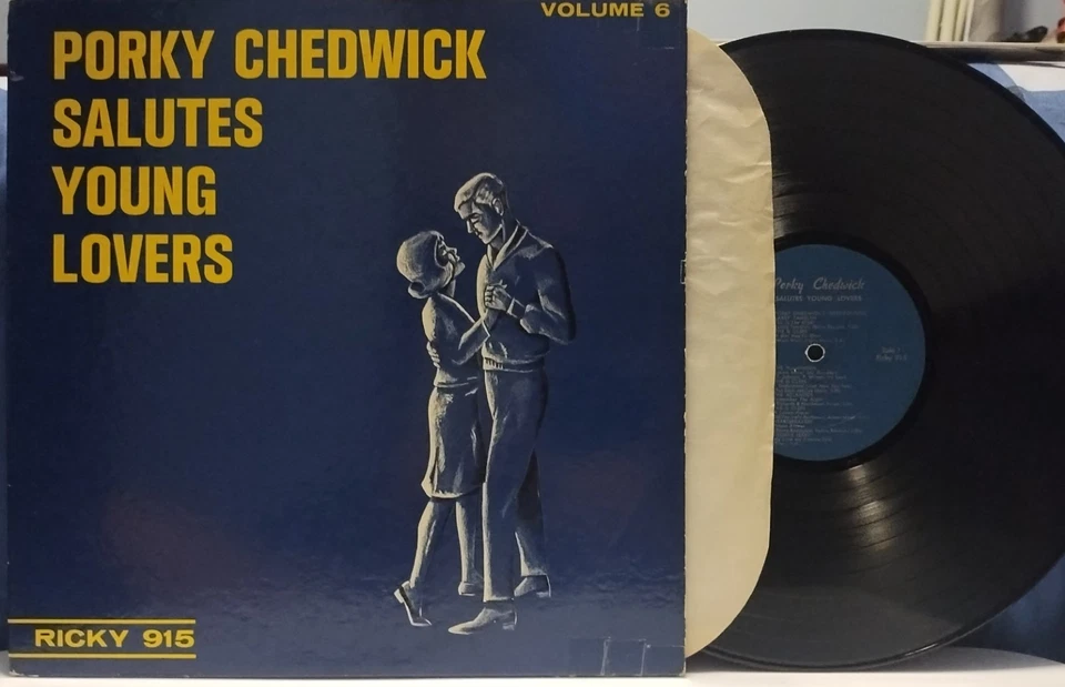 PORKY CHEDWICK Salutes Young Lovers DOO WOP LP The Atlantics G-CLEFS Capris HEAR Foto 1 de 4