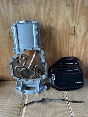 LEXUS SC300 / TOYOTA SUPRA 2JZGTI CÁRTER TRASERO CÁRTER DE ACEITE MONTAJE OEM Foto 1 de 4