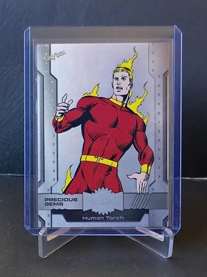 2024 Marvel Metal Universe Avengers PMG White Diamond /25 HUMAN TORCH 134 Skybox - Image 1 of 2