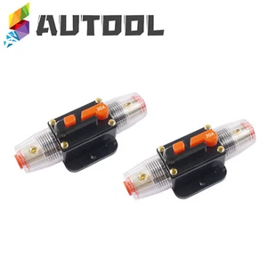 Interruptor de circuito de audio estéreo bicicleta marina para automóvil 12V-60V 30A fusible de reinicio inverso - Imagen 1 de 3