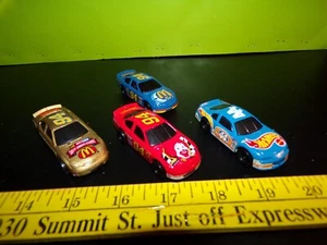Hot Wheels Lot of 4 McDonalds NASCAR Diecast Cars 1998 VINTAGE VERY COOL NICE - Picture 1 of 5
