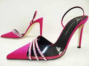 Sandalias señora Giuseppe Zanotti Sabot tacón alto talla 39 rosa - Imagen 1 de 11