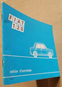 Notice d'entretien Fiat 128 1970 - Imagen 1 de 5