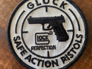 glock perfection silver black patch hook back new