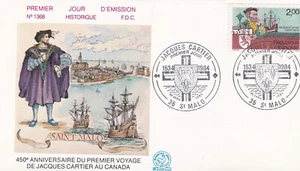 France 1984 FDC Jacques Cartier yt 2307 - Picture 1 of 1