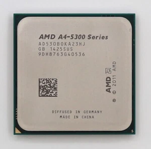 AMD A4-5300 3.40GHz Dual-Core 2-Threads Socket FM2 CPU P/N: AD530B0KA23HJ Tested - Picture 1 of 2