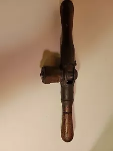 Antique Woodworking Auger Ratcheting Drill 15" - Picture 1 of 10
