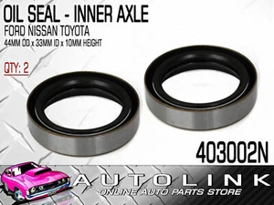 Front Inner Axle Oil Seal for Nissan Patrol 2004-2007 GU IV Y61 3.0L TD ZD30 x2 - Picture 1 of 9