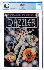 DAZZLER #1  Printing Error Edition (Marvel Comics 1981) WHITE Pages CGC 8.5 🔥 - Picture 1 of 6