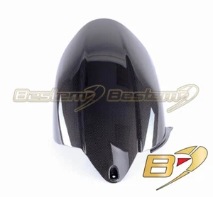 2008-2010 Kawasaki ZX-10R fibra de carbono abrazador trasero protector de barro guardabarros carenado - Imagen 1 de 5