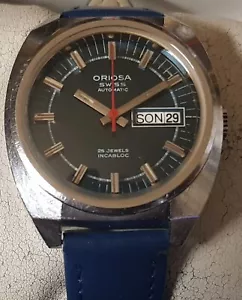Reloj de pulsera automático vintage Oriosa en acero inoxidable - Cal. ETA 2789 - Día Fecha - Imagen 1 de 11