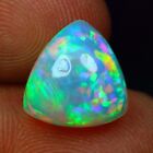 4,60 Ct Striking ! Cabine opale blanche à motif de mouvement 3D unique lumineux