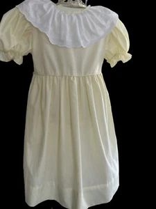Boutique Handmade Lumpkin By Petite Designs of New Orleans Yellow Dress 6X - Picture 1 of 3