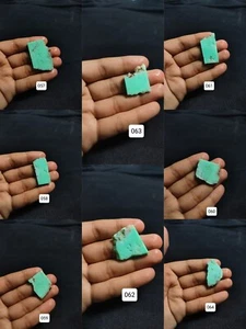 Magnificent Chrysoprase Slices - Unique Green Stone Collection - Picture 1 of 9