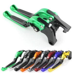 Extendable Folding Clutch And Brake Lever Fit For Kawasaki Ninja 250R 2008-2012 - Imagen 1 de 27