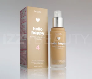 Benefit Hello Happy Flawless Brightening Foundation Full Size - Pick Your Color - Picture 1 of 8