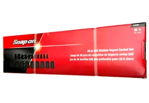 NEW Snap-on™ 320IM 20-pc 1/2" Drive 6-pt SAE Flank Drive Shallow Impact Set - Bild 1 von 10