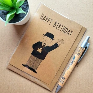 Divertida tarjeta de cumpleaños del programa de televisión Mr. Benn de los 90 - Imagen 1 de 3