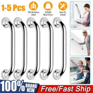 1-5 Pcs 12" Shower Grab Bar Bathroom Safety Handle for Elderly Pregnant Handicap - Picture 1 of 14