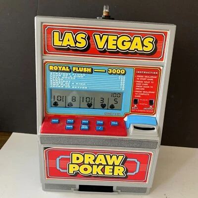 RADICA "LAS VEGAS DRAW POKER" ELEKTRONISCHER CASINO SPIELAUTOMAT - Bild 1 von 4