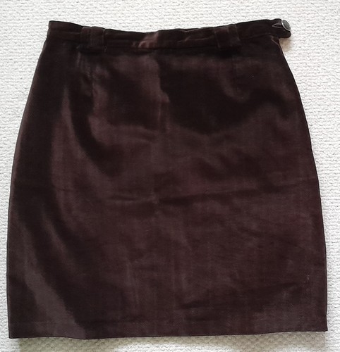 GONNA DONNA VERSACE MARRONE FODERATA IN VELLUTO. W30