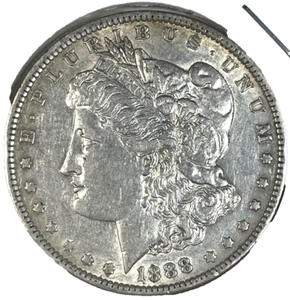 1888 O MORGAN SILBER DOLLAR SEHR SEHR SCHÖN ZIRKULIERT! M71 - Bild 1 von 2