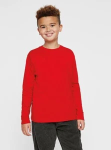 LAT Apparel 6201 Fine Jersey Youth Long Sleeve Tee Top Stylish T-Shirt - Picture 1 of 22