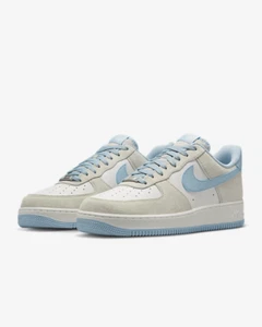 Nike Air Force 1 '07 LV8 "Light Bone/Light Armory Blue" FQ8714-005 Men's New - Picture 1 of 9
