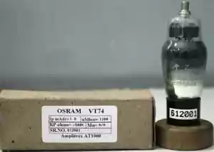 6J7G VT74 GEC Osram=Western Electric 348A made in England AVO 160 Tested - Picture 1 of 9