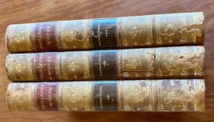 PHINEAS REDUX BY ANTHONY TROLLOPE 1893 THREE VOLUME LIMITED EDITION LEATHER SET - Picture 1 of 14
