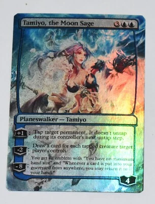 TAMIYO THE MOON SAGE Planeswalker MTG Custom Art FOIL Magic The Gathering - Image 1 of 4