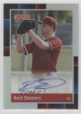 2022 Donruss Optic Retro 1988 Signatures Holo Prizm Reid Detmers Rookie Auto RC
