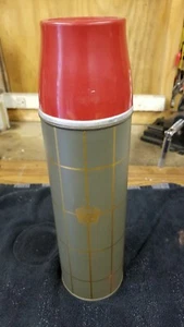 Vintage King Seeley Thermos Grey/Gold - Picture 1 of 5