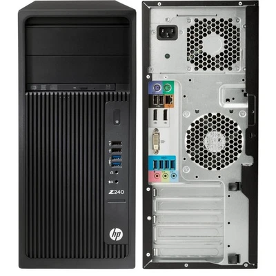 PC Ricondizionato HP Workstation Z240 Xeon E3-1240 v6 32GB 512GB SSD Win11 Pro - Immagine 1 di 4