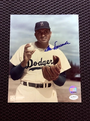 Don Newcombe Signed Autograph 8x10 Photo Dodgers JSA - Image 1 of 3