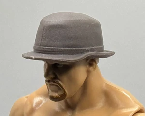 WWE Brown Hat Cap Accessory Mattel Figure Prop 1/12 J6 - Picture 1 of 2