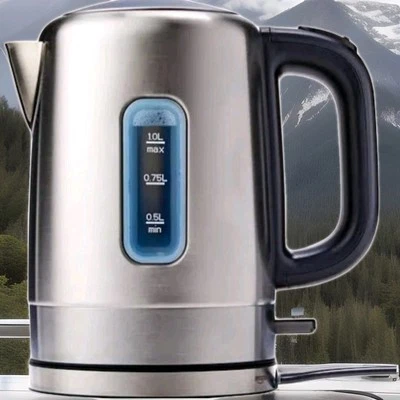 Amazon Basics Electric Kettle, Tea Kettle for Hot Water, Coffee & Tea, With Auto - Image 1 of 2