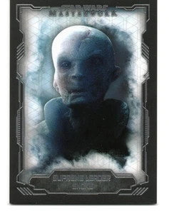 2016 Topps Star Wars Masterwork BASE Trading Card #46 / SUPREME LEADER SNOKE - Picture 1 of 2