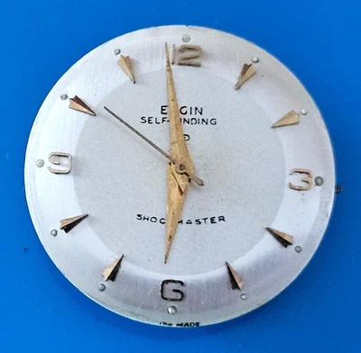 ELGIN SHOCKMASTER 645 17J Watch Movement (BALANCE RUNS WHEN ROTATED) 105 - Image 1 of 3