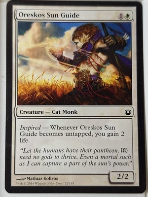 Oreskos Sun Guide - Born of the Gods - Magic the Gathering MTG Nice! - Image 1 of 3