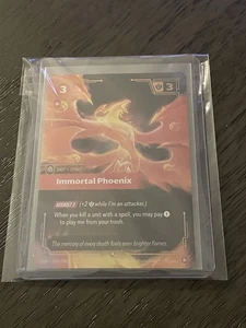 *IMMORTAL PHOENIX* Lámina - Orígenes: Juego de cartas coleccionables League of Legends - Tarjeta única: casi nueva - Imagen 1 de 2