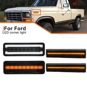 For Ford Bronco F100 F150 F250 F350 Dynamic LED Corner Turn Signal light - Picture 1 of 12