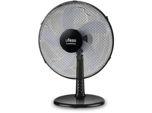 Ventilador de sobremesa - Ufesa Gotteborg, 45 W, 3 Velocidades, Negro - Imagen 1 de 2