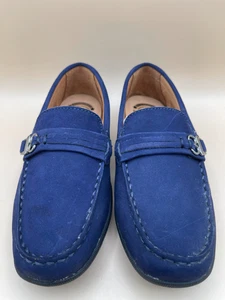 Driver Club USA Size 1.5 Boys Shoes, Blue DC 004 Loafers - Leather - Picture 1 of 8