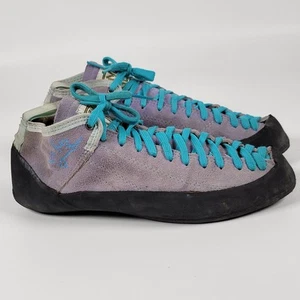 Five Ten 5-10 Stealth C4 Climbing Shoes Purple Lace Up Measurements In Photos  - Picture 1 of 6