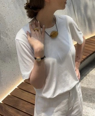 Colar design feijão grande jaspe dendrítico, US$ 250 - Imagem 1 de 4